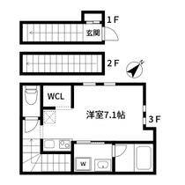 東京都葛飾区柴又４丁目（賃貸アパート1R・3階・26.70㎡） その1