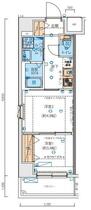 埼玉県川口市西川口３丁目（賃貸マンション2K・8階・27.90㎡） その2