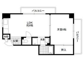 ピオーネ灘 303 ｜ 兵庫県神戸市灘区灘北通４丁目（賃貸マンション1LDK・3階・29.30㎡） その1