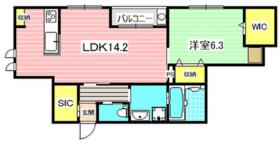 パラセーテ 203 ｜ 埼玉県さいたま市浦和区本太１丁目（賃貸マンション1LDK・2階・54.44㎡） その2