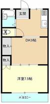 サンライズ 202 ｜ 群馬県前橋市古市町（賃貸アパート1DK・2階・37.26㎡） その2