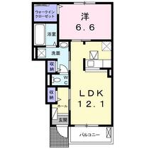 グレース　メゾン 103 ｜ 愛知県稲沢市下津片町（賃貸アパート1LDK・1階・48.35㎡） その2