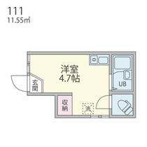 レジデンス高田馬場 110 ｜ 東京都新宿区高田馬場４丁目（賃貸アパート1R・1階・11.55㎡） その2