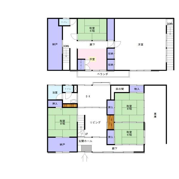 静岡県藤枝市の一戸建て | 1000万円 | 6SLDK | 495.24m² | Akiyama house finder