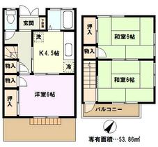 サニーコーポ  ｜ 埼玉県川口市上青木６丁目（賃貸アパート3K・1階・53.86㎡） その1