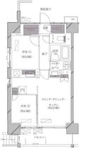 東京都港区海岸３丁目（賃貸マンション2LDK・1階・51.80㎡） その2