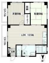 東京都板橋区蓮沼町（賃貸マンション2LDK・3階・53.21㎡） その2