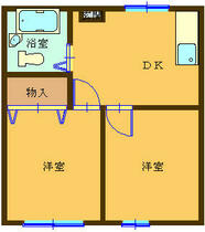 静岡県磐田市豊岡（賃貸アパート2DK・2階・30.81㎡） その1