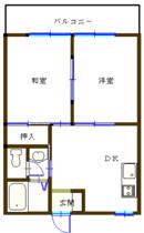 鹿児島県鹿児島市柳町（賃貸マンション2DK・4階・40.00㎡） その2