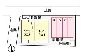 徳島県徳島市川内町旭野（賃貸アパート2LDK・2階・57.07㎡） その3