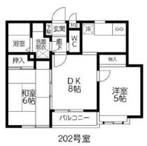 東京都練馬区貫井４丁目（賃貸マンション2DK・1階・44.82㎡） その2