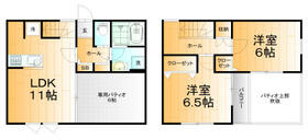 パティオ壱番館 18 ｜ 東京都足立区伊興３丁目（賃貸アパート2LDK・1階・59.62㎡） その2