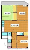 ストーン本八幡 105 ｜ 千葉県市川市平田３丁目（賃貸マンション3LDK・1階・62.38㎡） その2