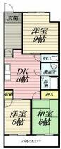 神奈川県小田原市扇町１丁目（賃貸マンション3DK・1階・59.50㎡） その2