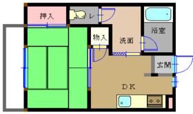 リバーサイド卯月 103 ｜ 山梨県大月市大月３丁目（賃貸アパート1DK・1階・28.98㎡） その2