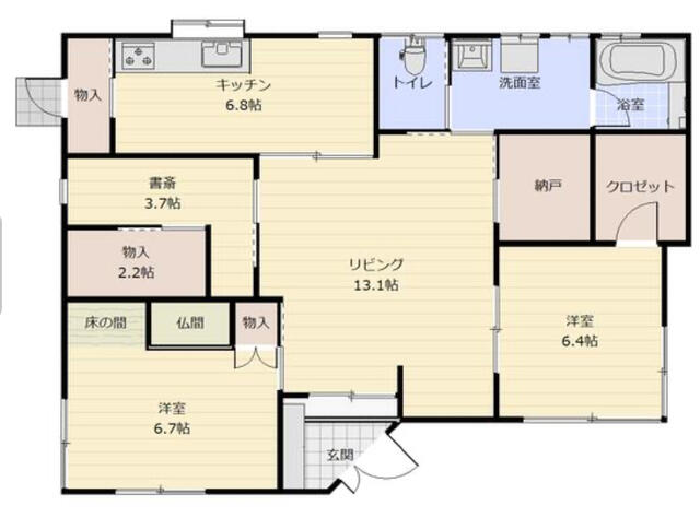 福島県郡山市の一戸建て | 1980万円 | 2SLDK | 239.7m² | Akiyama house finder