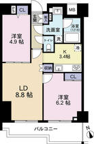 サンパレス駒込壱番館  ｜ 東京都北区田端３丁目（賃貸マンション2LDK・4階・53.81㎡） その1