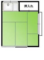 ササキ荘  ｜ 東京都中野区沼袋１丁目（賃貸アパート1R・2階・13.50㎡） その3