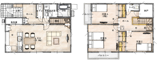 宮城県石巻市の一戸建て | 2390万円 | 3SLDK | 219.54m² | Akiyama house finder