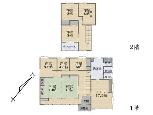 detached 青森県三戸郡田子町大字田子字野々上平