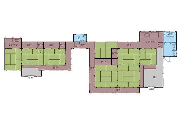 茨城県石岡市の一戸建て | 605万円 | 8DK | 2453.99m² | Akiyama house finder