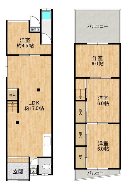 house for sale in 松原市, Osaka | ¥6,300,000 | 4LDK | Akiyama house find…