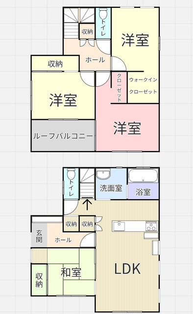 群馬県前橋市の一戸建て | 2500万円 | 4LDK | 163.27m² | Akiyama house finder