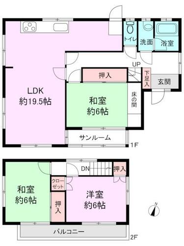 detached 岐阜県各務原市新鵜沼台１丁目