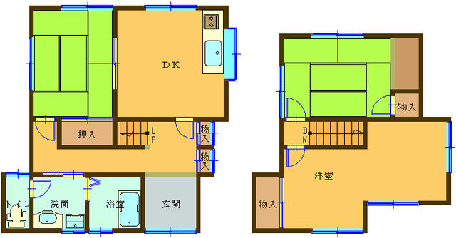 house for sale in Kitakyushu, Fukuoka | ¥3,900,000 | 3DK | Akiyama ho…