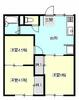 及川アパート 2階 築40年3ヶ月の賃貸物件