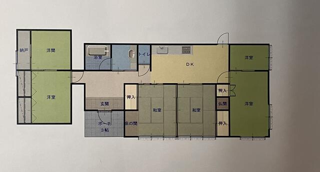 house for sale in 鹿児島市, Kagoshima | ¥4,980,000 | 6SDK | Akiyama house…