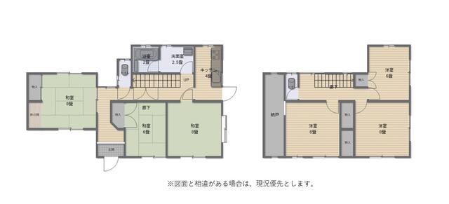 長野県安曇野市の一戸建て | 1400万円 | 6SK | 293.82m² | Akiyama house finder