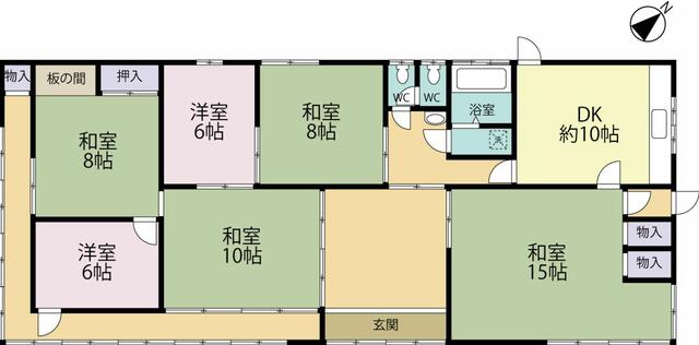house for sale in 東茨城郡茨城町, Ibaraki | ¥30,000,000 | 6DK | Akiyama hous…