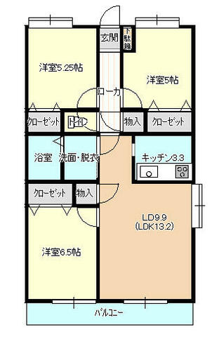 パティオ御船_間取り_0