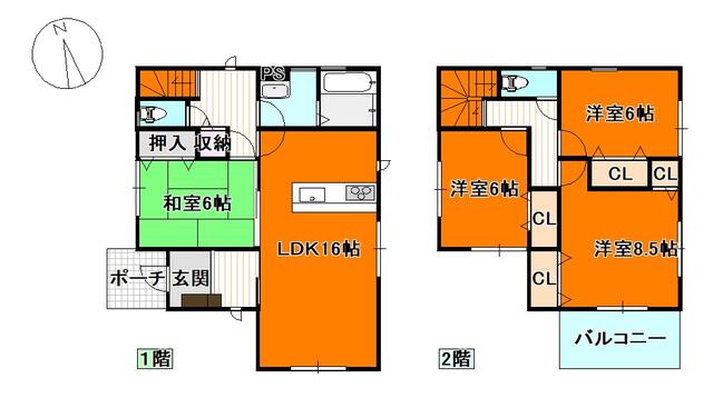 house for sale in 柴田郡柴田町, Miyagi | ¥20,900,000 | 4LDK | Akiyama house…
