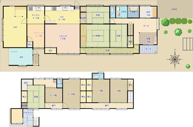 岡山県倉敷市の一戸建て | 2000万円 | 8LDK | 273.03m² | Akiyama house finder