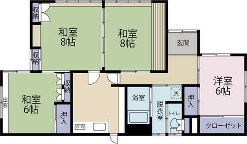 detached 福島県伊達郡国見町大字山崎字南町田