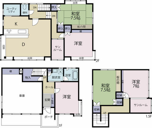 detached 福島県会津若松市御旗町