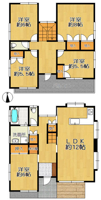house for sale in 仙台市, Miyagi | ¥22,000,000 | 5LDK | Akiyama house fi…
