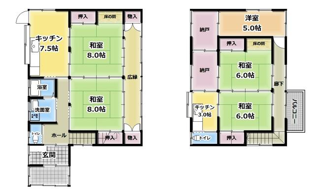house for sale in Ojiya, Niigata | ¥5,000,000 | 5SDK | Akiyama house…