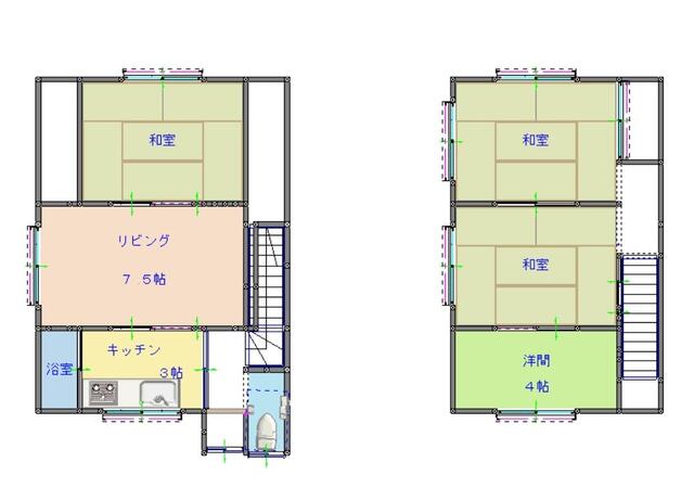 大阪府高石市の一戸建て | 780万円 | 4DK | 68.96m² | Akiyama house finder