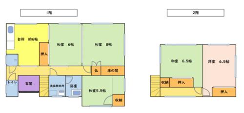 detached 富山県小矢部市西中野