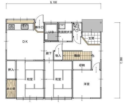 detached 福島県会津若松市大塚２丁目