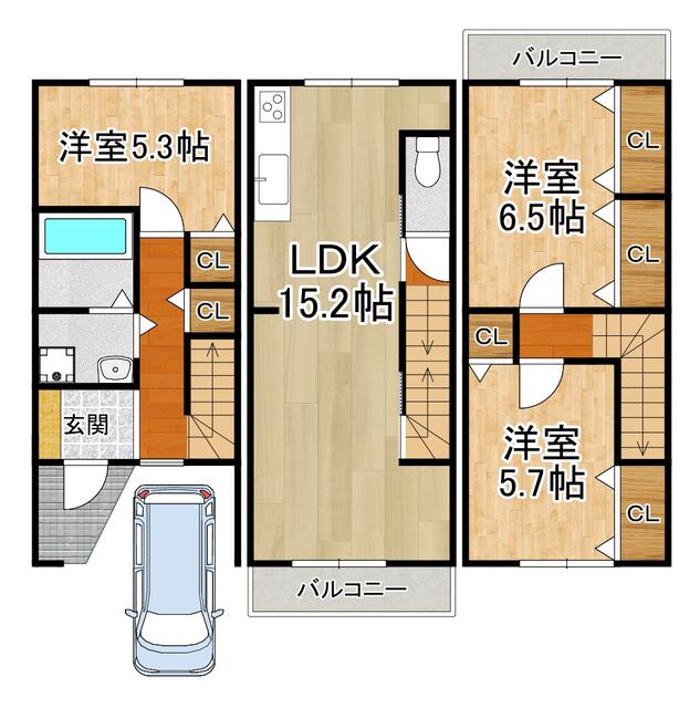 京都府京都市の一戸建て | 2680万円 | 3LDK | 52.63m² | Akiyama house finder