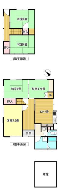 岐阜県下呂市の一戸建て | 480万円 | 5DK | 124.96m² | Akiyama house finder