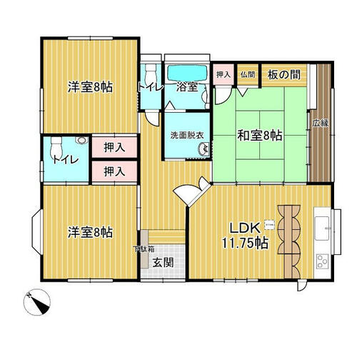 detached 熊本県合志市合生