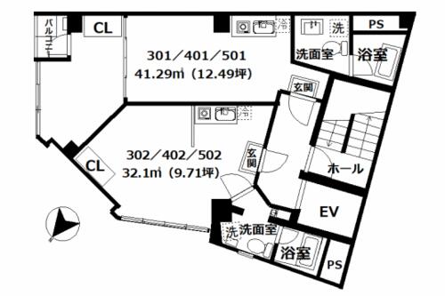 アンダーズビルディング_間取り_0