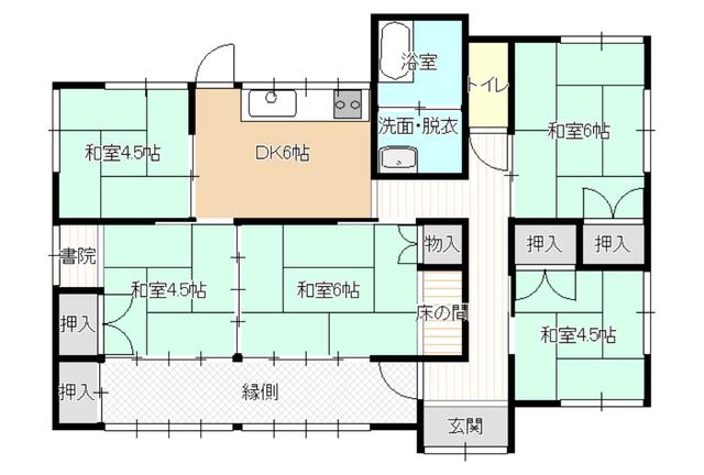 house for sale in Kanoya, Kagoshima | ¥8,000,000 | 5DK | Akiyama hous…