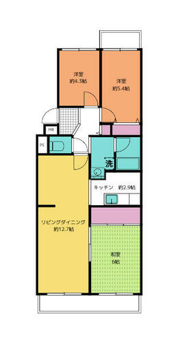 春日部ハイデンス　1号棟 中古マンション 写真2