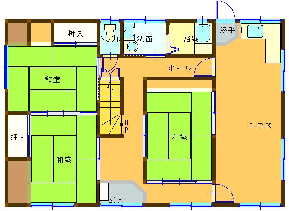 detached 福島県田村郡三春町大字熊耳字神山
物件地図